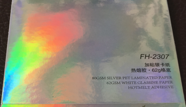 加粘银卡纸